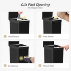 Motion Sensor Trash Can, 2 Pack 2.6 Gallon Automatic Touchless Garbage Can - Image 7