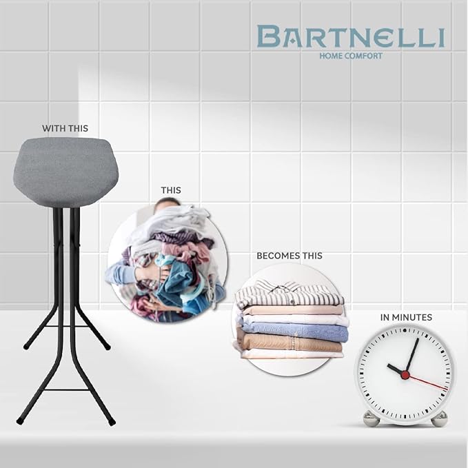 Bartnelli Pulse Ironing Board | Made in Europe | Patent Space Saving Smart - Image 6
