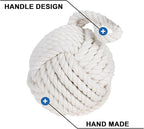 Marwood Rope Knot Door Stops Decorative Nautical Ball Door Stopper Handmade - Image 7