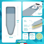 Colombo Ironing Board Cover 55” x 22” – 3-Layer Pad - Image 2