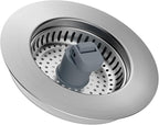 Hibbent 3 in 1 Kitchen Sink Drain Strainer, Stainless Steel Drain Stopper Combo by Hibbent