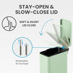 iTouchless 3 Gallon Slim Bathroom Trash Can - Image 5