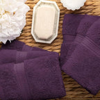 Superior Solid Egyptian Cotton Face Towel Set - Image 8