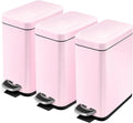 Home Zone Living 3-Pack 1.3 Gallon Small Pink Bathroom Trash Can by HomeZoneLiving