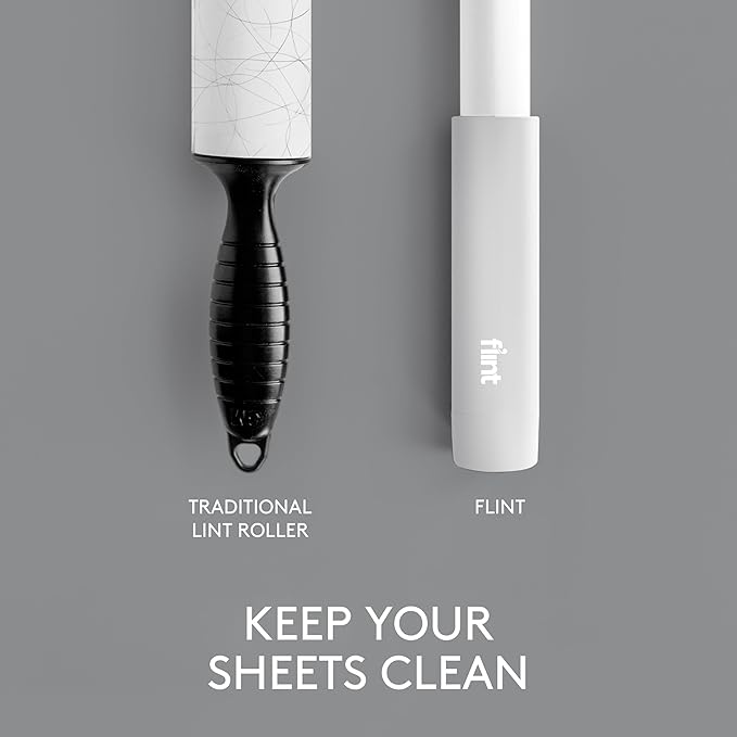Flint Classic White Retractable Mini Lint Roller - Image 6