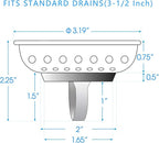 2PCS Kitchen Sink Strainer Stopper 2 in 1, Spring Clip Plunger, Replacement - Image 3