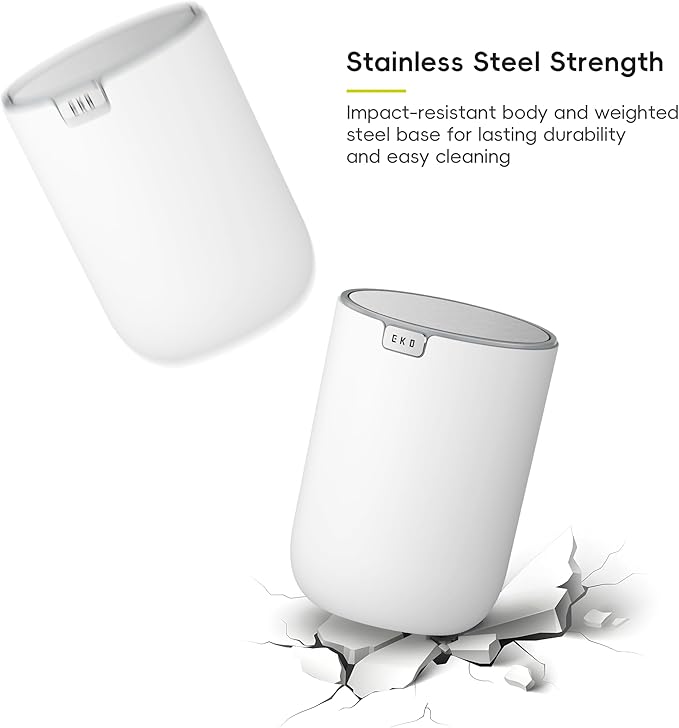 EKO Fandy 0.58 Gal/2.2L Mini Trash Can - Image 6