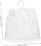 2pcs Mesh Bag with Hook Hanging Laundry Bags Multi-functional Mesh Bags - Image 7