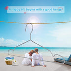 Fayleeko Heavy Duty Stainless Steel Coat Hangers - Image 6