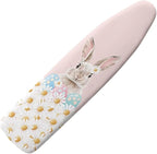 Daisy Easter Eggs Rabbit Ironing Board Cover 15x54 Inch Extra Thick Resistant by Hinthetall