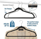 Hangers 50 Pack, Ultra-Thin Plastic Clothes Hangers - Image 4