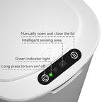 5 Gallon Motion Sensor Bathroom Trash Can Automatic Garbage Cans - Image 4