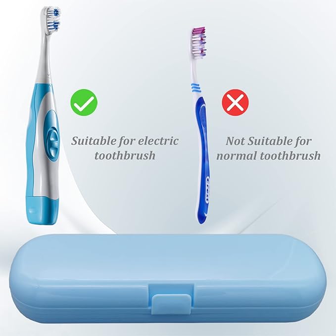 2 Pcs Electric Toothbrush Travel Case, Portable Travel Toothbrush Holder - Image 3
