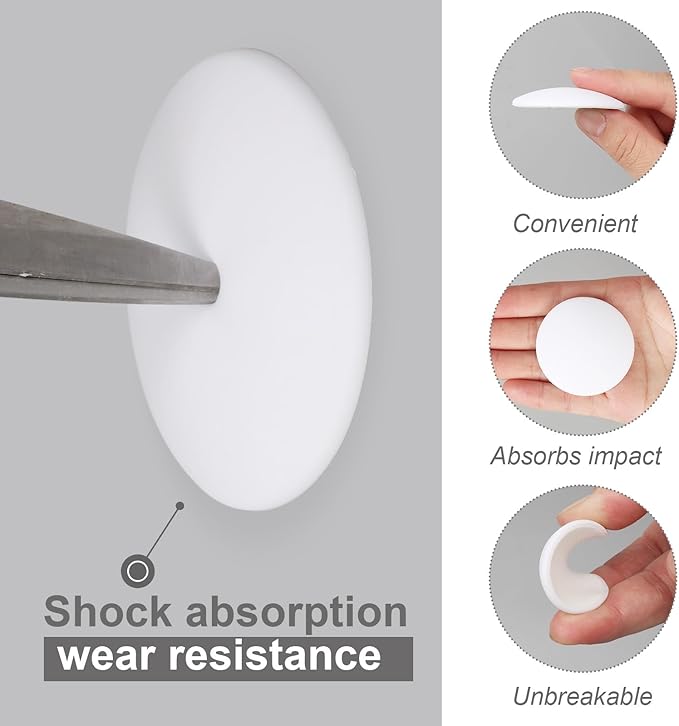 8 PCS Door Stoppers for Wall, Round Wall Shield Cushion - Image 4