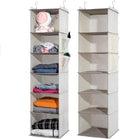 2 Packs Hanging Closet Organizer, 6-Shelf Closet Organizers and Storage by WelcometoYRCBEHFU