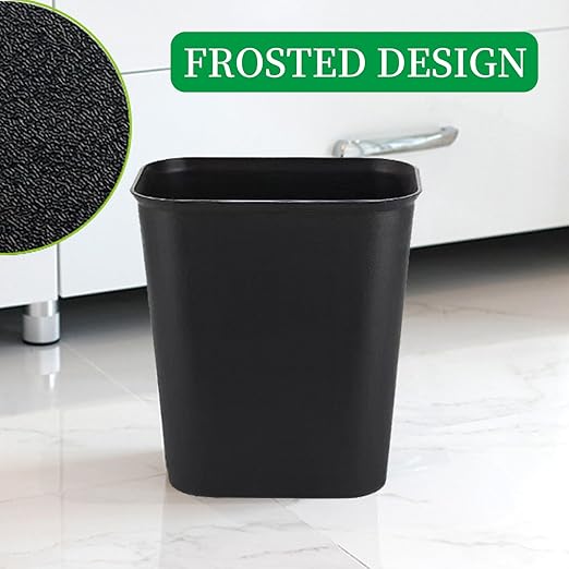Black Small Trash Can 4Pack, 2Gallon/8L Plastic Office Trash Bin Garbage Can - Image 6