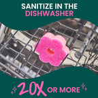 Scotch-Brite Brite Blooms Extra Gentle Scrub Sponge, Dishwasher-Safe Kitchen - Image 6