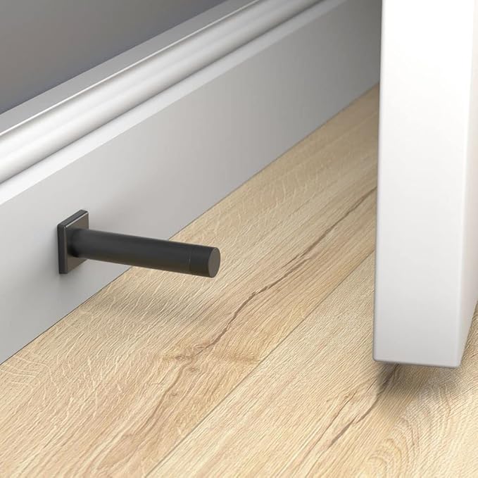 National Hardware N830-526 Reed Door Stop, Matte Black - Image 3