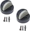 QCAA High Dome Floor Door Stop, 1-11/16" x 1-3/16", Zinc Die Cast, Matte Black by QCAAHardware