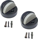 QCAA High Dome Floor Door Stop, 1-11/16" x 1-3/16", Zinc Die Cast, Matte Black by QCAAHardware