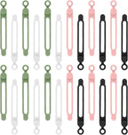 24Pcs Silicone Cable Ties, Reusable Cord Organizer by anpiwshjo