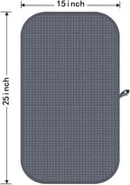 HOMEXCEL 4 Pack Microfiber Gym Towels Grey Fitness Towels Ultra Soft, Highly - Image 4