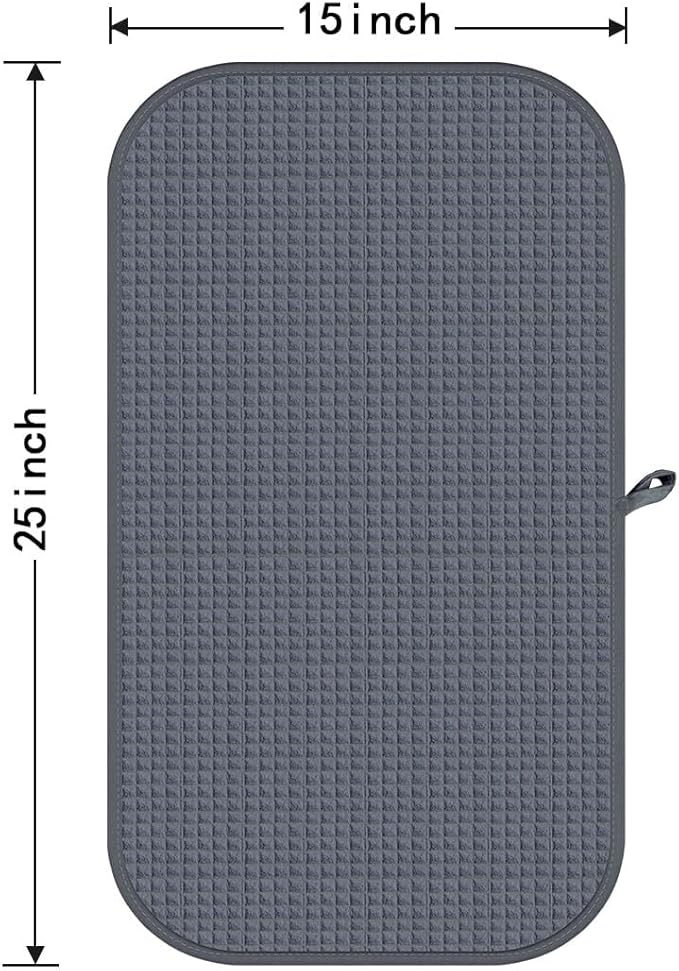 HOMEXCEL 4 Pack Microfiber Gym Towels Grey Fitness Towels Ultra Soft, Highly - Image 4