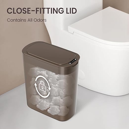 Cesun Bathroom Trash Can with Lid, 5 Gallon Motion Sensor Trash Can, Small - Image 6
