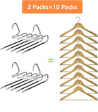 Kalimdor Pants Hangers 2 Pack Space Saving Metal Closet Organizer, Clothes - Image 6