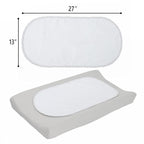 TILLYOU Waterproof Changing Pad Liners 6 Pack, 100% Cotton Reusable Cloth - Image 6