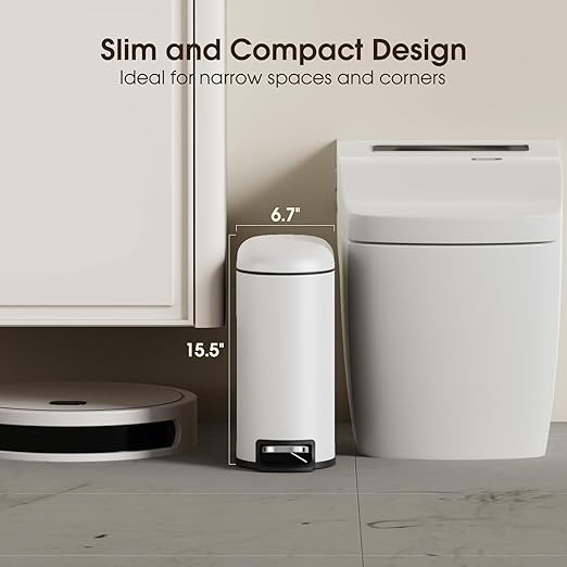 CEROELDA Small Bathroom Trash Can - Image 3
