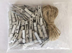 DurReus Wood Clips Strong Photos Pins Peg Home Party Decorative Accessories - Image 2