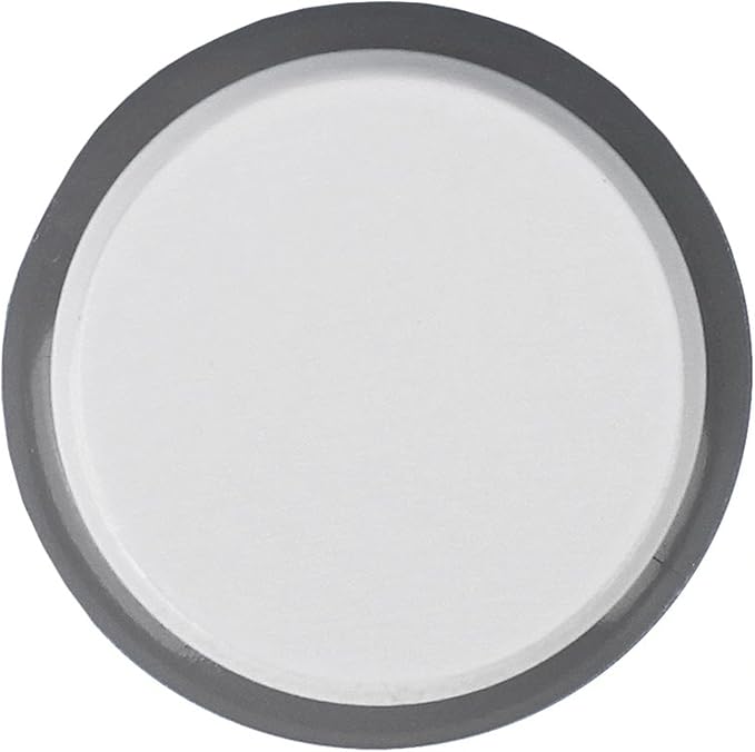Design House Modern Cylindrical Door Stop – White Floor Rubber Bumper - Image 3