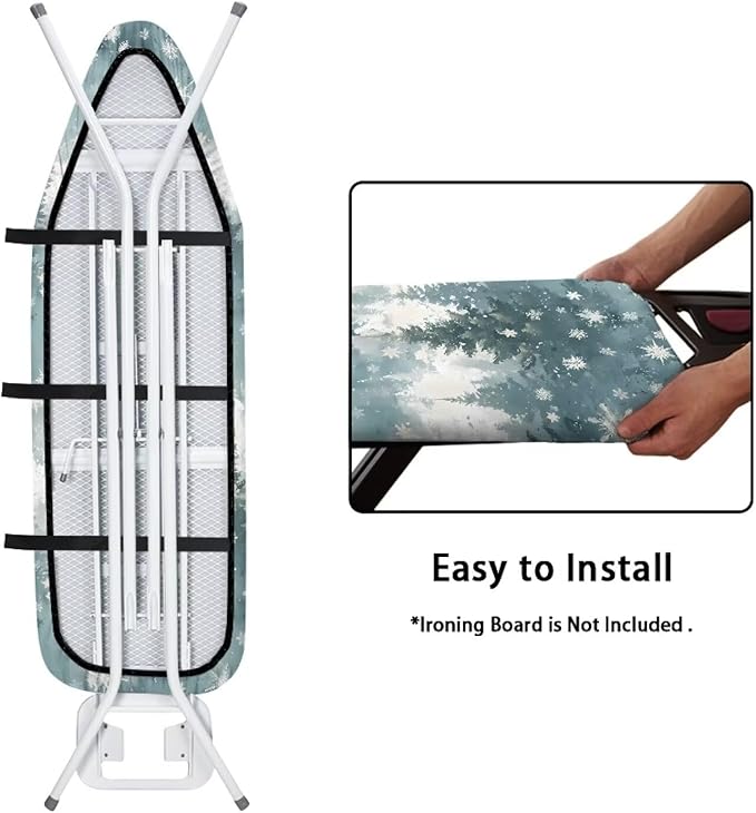 Winter Forest Pine Tree Easy Installation 15x54 Ironing Board Cover - Image 4