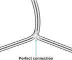 TIMMY Wire Hangers 30 Pack 16.5-Inch Stainless Steel Strong Metal Coat Hanger - Image 5