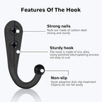 Coat Hooks-52 Pack Farmhouse Hooks - Image 3
