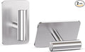 Silver Hooks for Hanging Heavy Duty, Wall Hooks for Shower, Waterproof & by Aikzik
