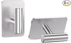 Silver Hooks for Hanging Heavy Duty, Wall Hooks for Shower, Waterproof & by Aikzik