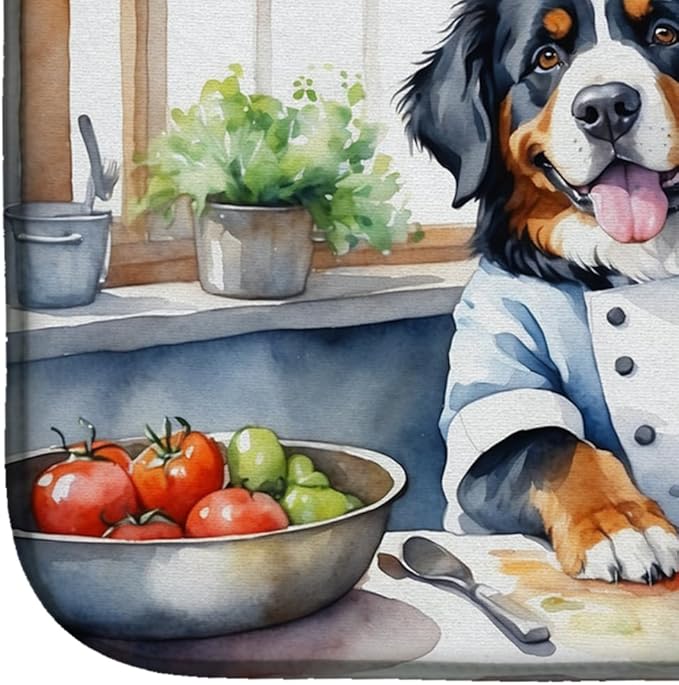 Caroline's Treasures DAC6206DDM Bernese Mountain Dog The Chef Dish Drying Mat - Image 4