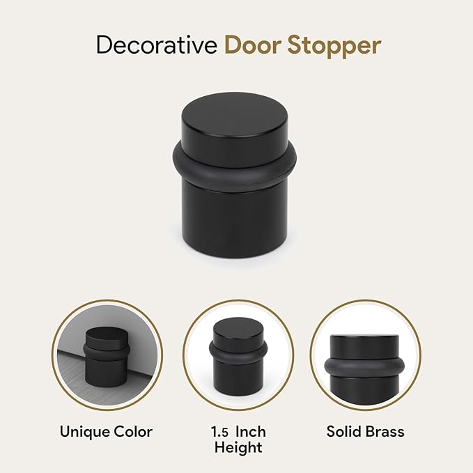 Mega Handles Floor Door Stopper, Wall Protectors from Door Knobs, Floor Door - Image 5