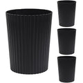 JiatuA Small Trash Can Plastic Wastebasket Round Garbage Container Bin by JiatuA