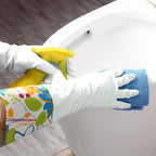 Bamllum 3 Pairs Rubber Cleaning Gloves, Household Kitchen Dishwashing Gloves - Image 3
