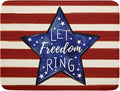 Patriotic Watercolor Stars Stripes Dish Drying Pad 18 x 24 Inch by APORTT