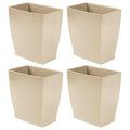 iDesign Small Plastic Bathroom Trash Can, Slim Rectangle Garbage Bin by iDesign