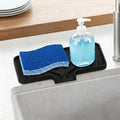 GUUKIN Sponge Holder for Kitchen Sink, 9.8"×4.9" Silicone Dish Drying Mat by GUUKIN