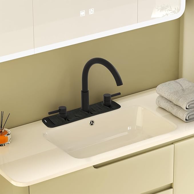 Faucet Mat for Bathroom Sink - Image 2