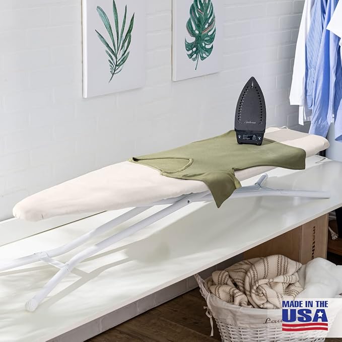 Full Size Ironing Board Made in USA – Beige by Seymour Home Products 4 - Image 5