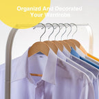 Wooden Hangers - 30 Pack - Clothes Hanger - Image 4