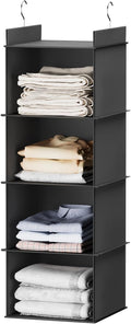 YOUDENOVA Hanging Closet Organizer, 4-Shelf Closet Hanging Shelves by YOUDENOVA