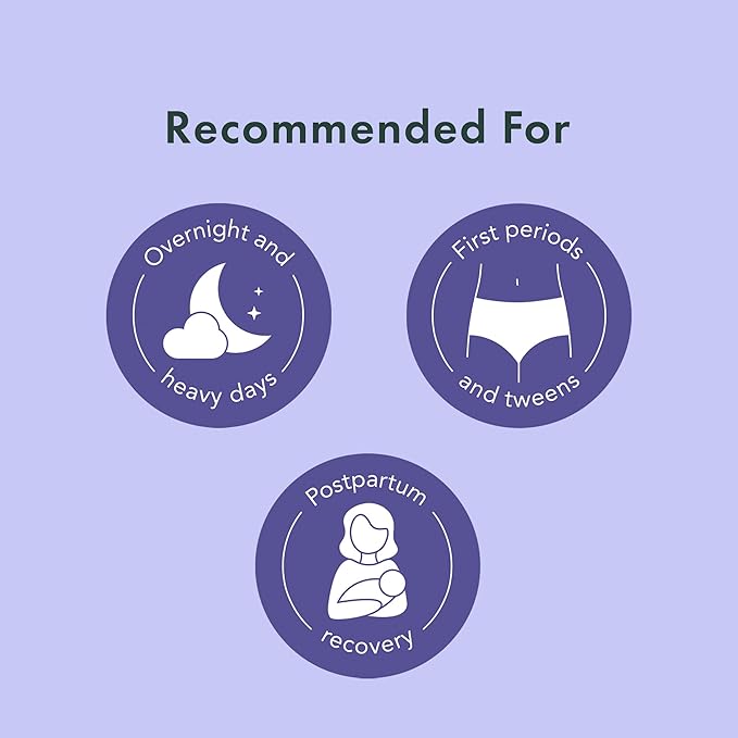 Rael Disposable Underwear for Women, Organic Cotton Cover - Image 8